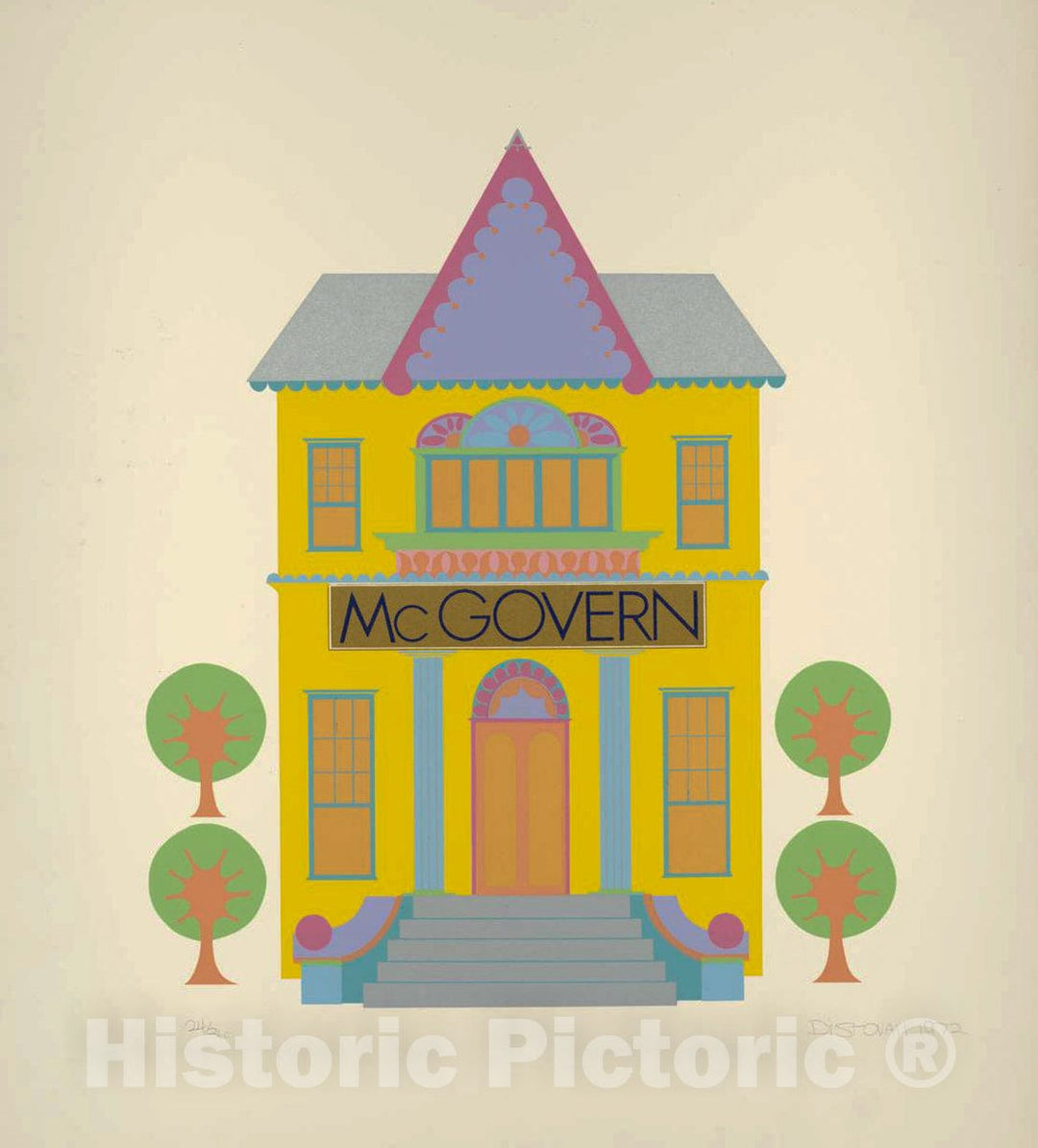 Vintage Poster -  McGovern, Historic Wall Art