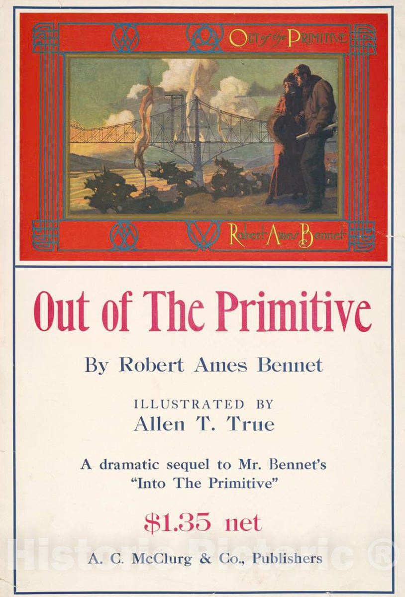 Vintage Poster -  Out of The Primitive by Robert Ames Bennet, Historic Wall Art