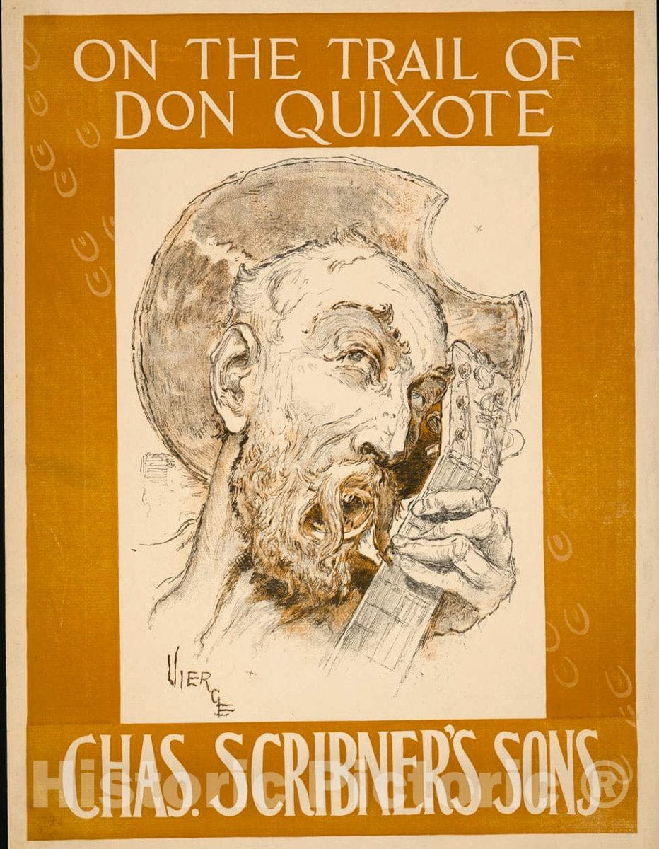 Vintage Poster -  On The Trail of Don Quixote, Historic Wall Art