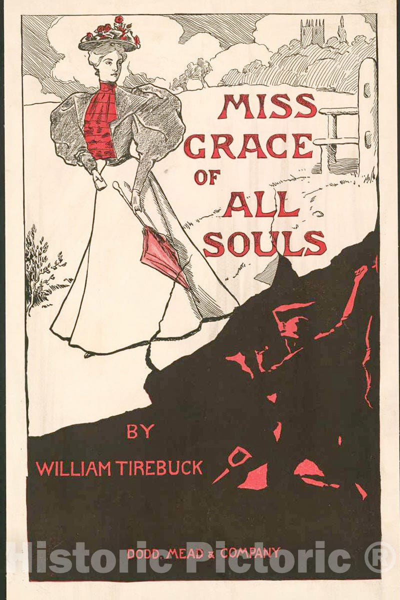 Vintage Poster -  Miss Grace of All Souls by William Tirebuck, Historic Wall Art