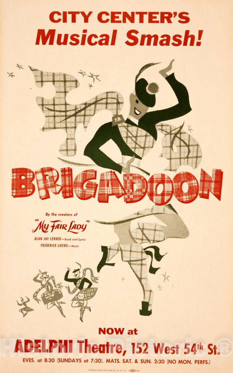 Vintage Poster -  Brigadoon, Historic Wall Art