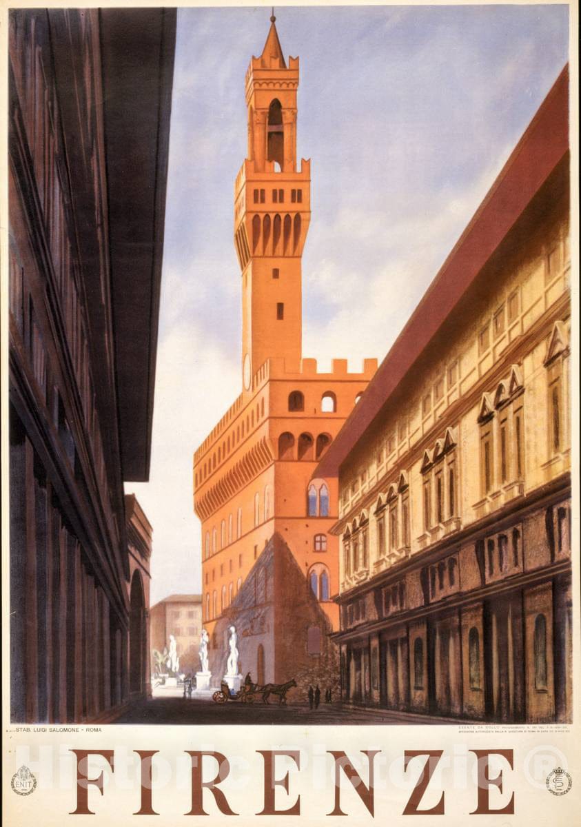 Vintage Poster -  Firenze 1, Historic Wall Art