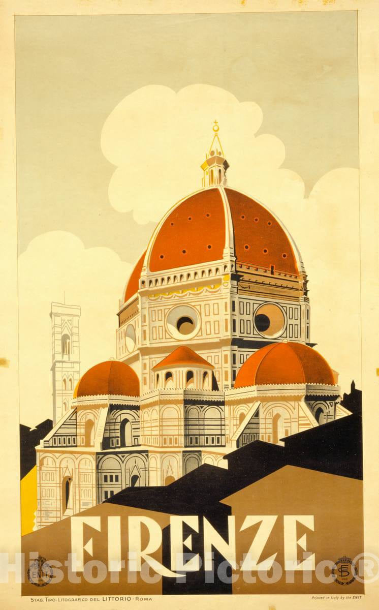 Vintage Poster -  Firenze 2, Historic Wall Art