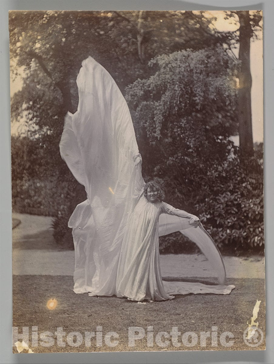 Photo Print : Samuel Joshua Beckett - Loie Fuller Dancing 5 : Vintage Wall Art