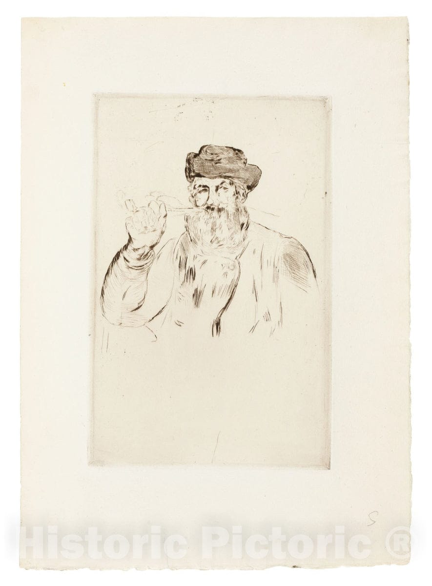 Art Print : The Smoker II, edouard Manet, c 1902, Vintage Wall Decor :