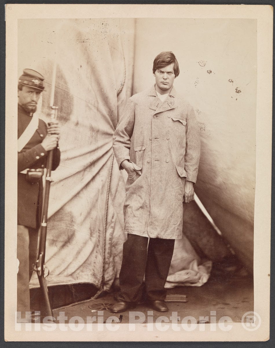 Photo Print : Alexander Gardner - Lewis Powell Alias Lewis Payne : Vintage Wall Art