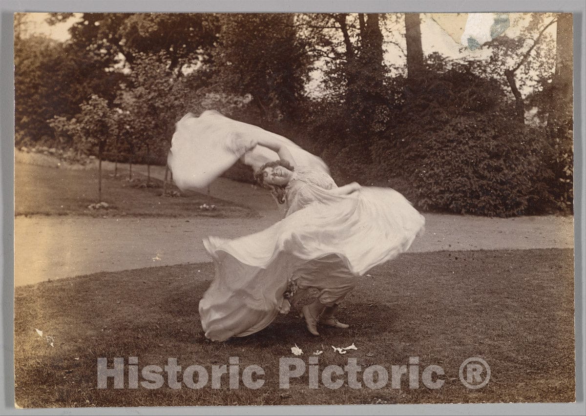 Photo Print : Samuel Joshua Beckett - Loie Fuller Dancing 7 : Vintage Wall Art