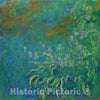 Art Print : Irises, Claude Monet, c 1920, Vintage Wall Decor :