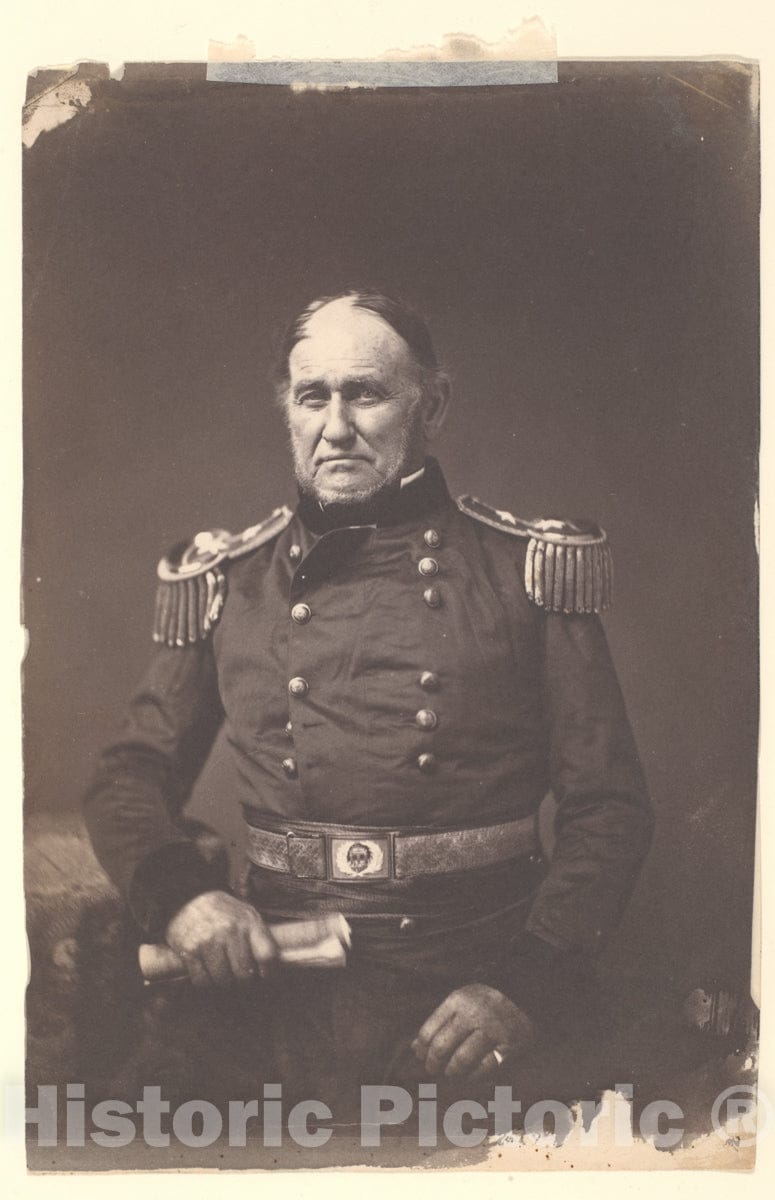 Photo Print : Mathew B. Brady - Major General David E. Twiggs : Vintage Wall Art