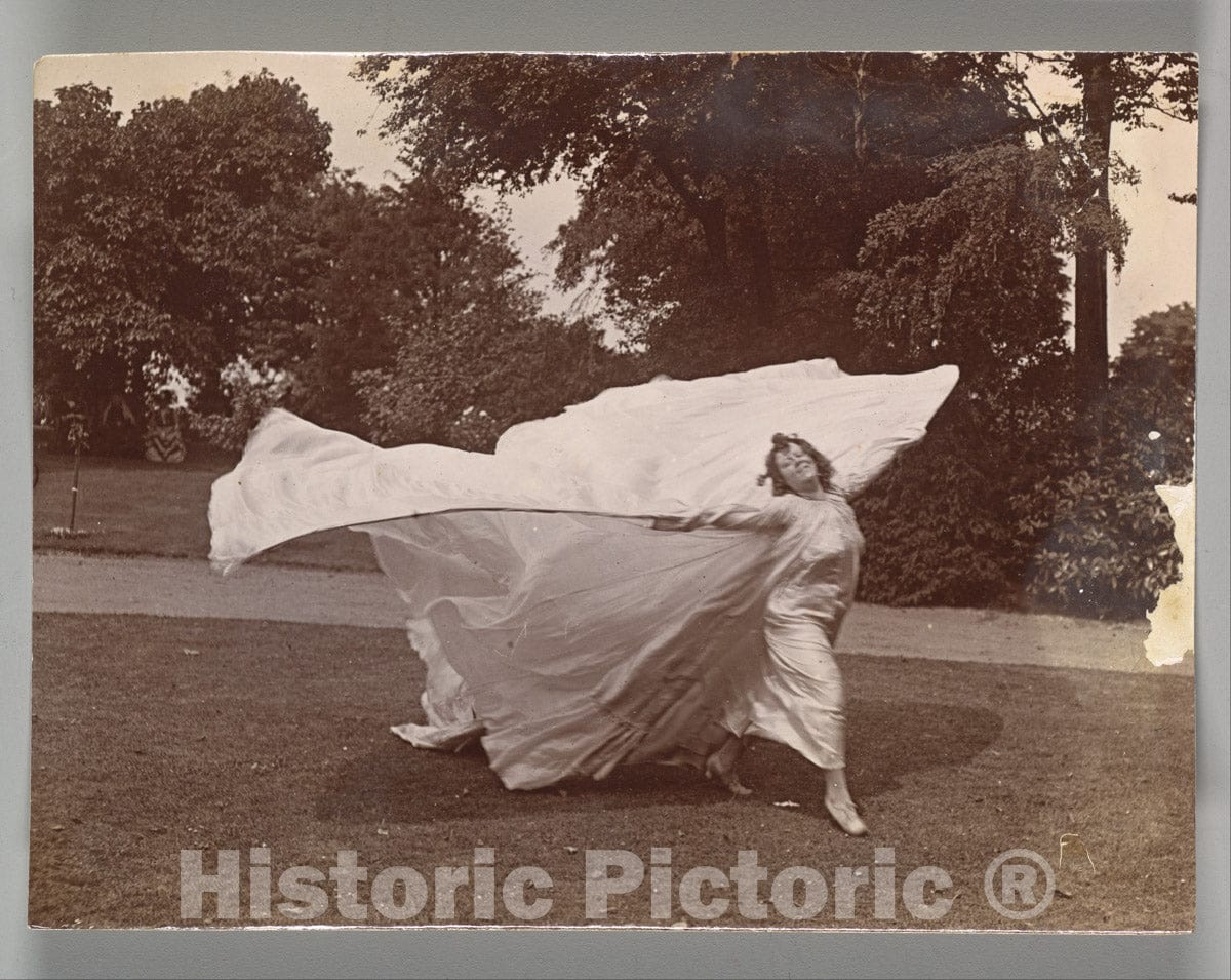 Photo Print : Samuel Joshua Beckett - Loie Fuller Dancing 9 : Vintage Wall Art