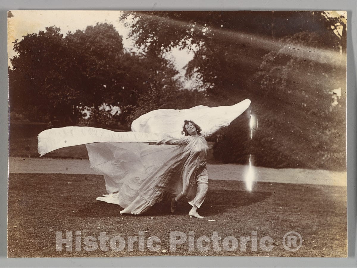 Photo Print : Samuel Joshua Beckett - Loie Fuller Dancing 10 : Vintage Wall Art