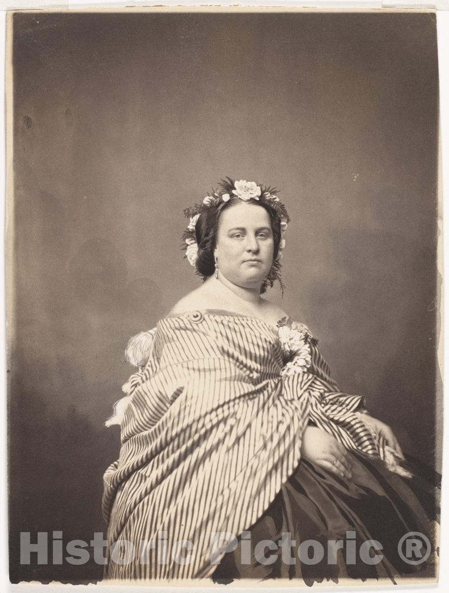 Photo Print : Mathew B. Brady - Madame Medori : Vintage Wall Art