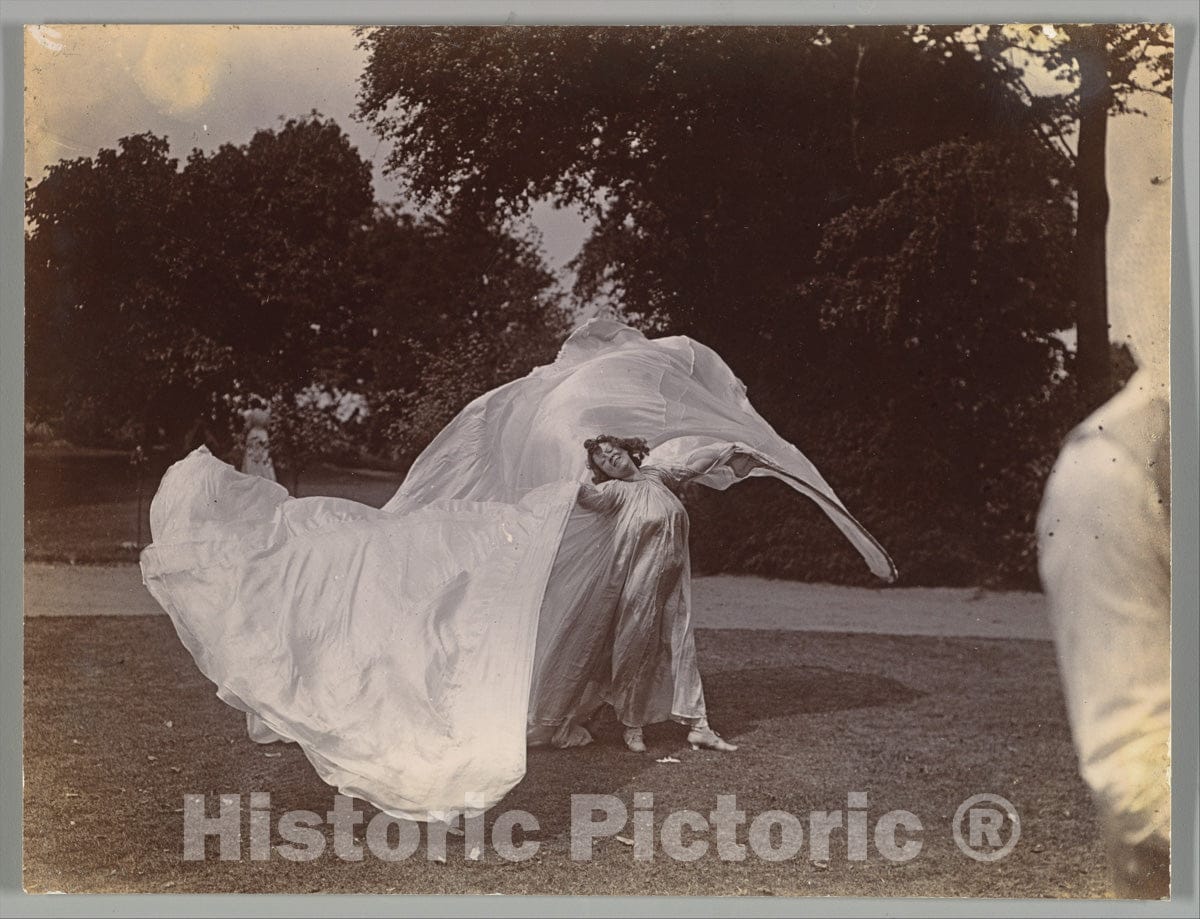 Photo Print : Samuel Joshua Beckett - Loie Fuller Dancing 1 v.1 : Vintage Wall Art