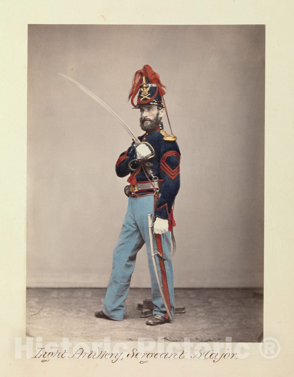 Photo Print : Oliver H. Willard - Light Artillery, Sergeant Major : Vintage Wall Art