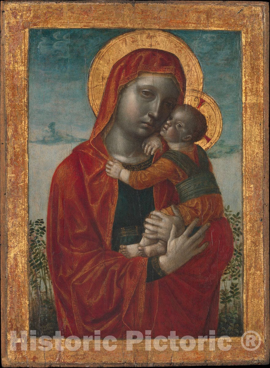 Art Print : Vincenzo Foppa - Madonna and Child : Vintage Wall Art