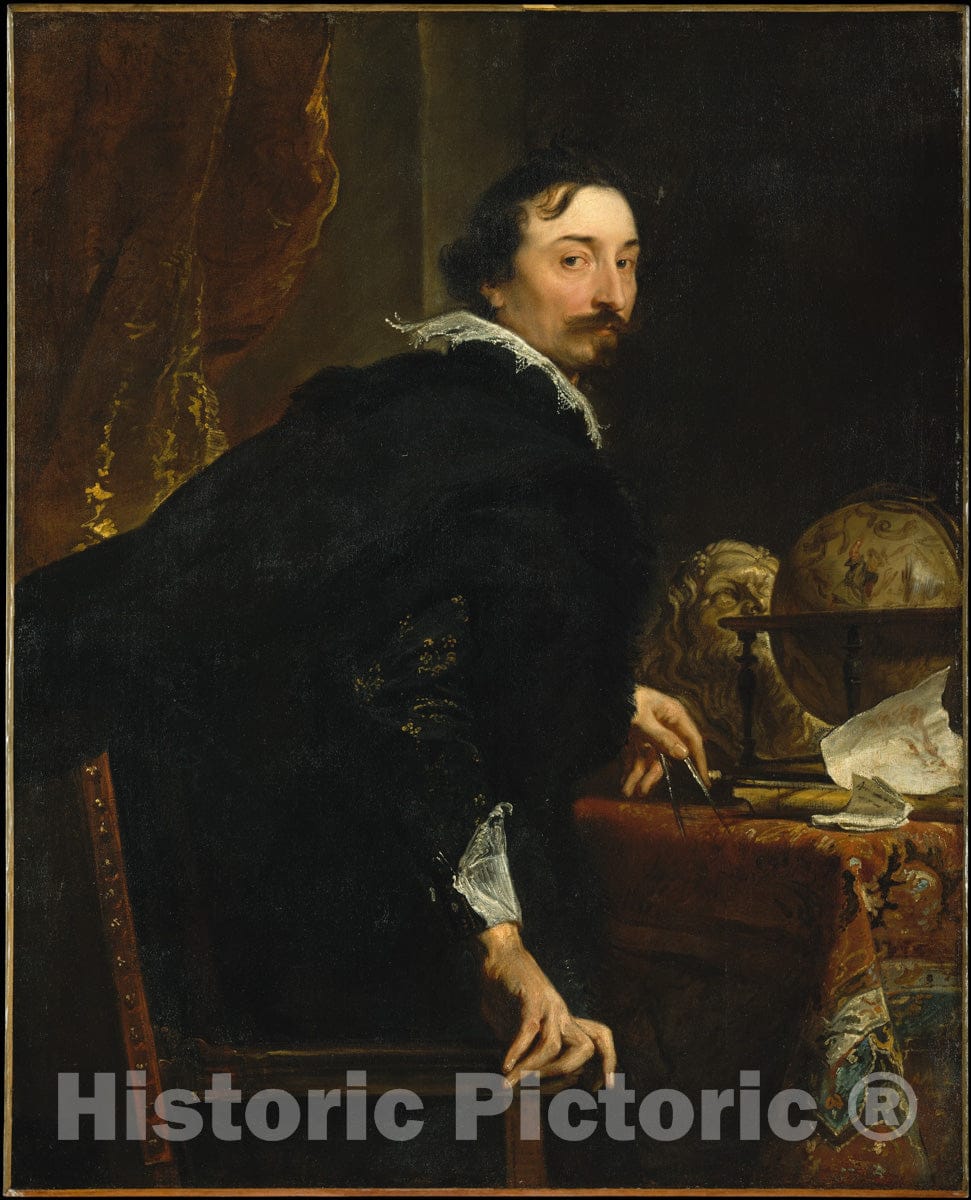 Art Print : Anthony Van Dyck - Lucas Van Uffel (Died 1637) : Vintage Wall Art