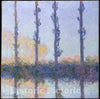 Art Print : Claude Monet - The Four Trees : Vintage Wall Art
