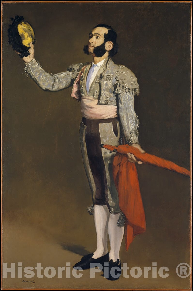 Art Print : Édouard Manet - A Matador : Vintage Wall Art