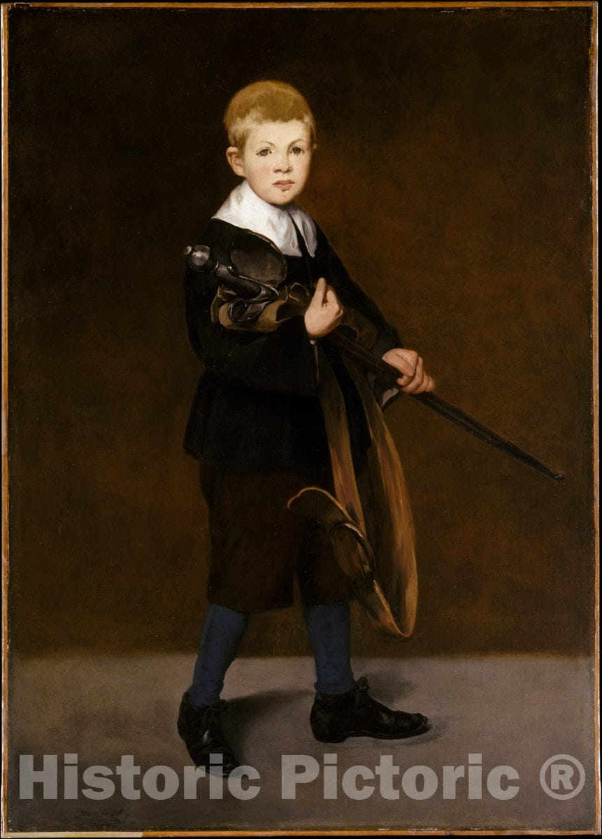 Art Print : Édouard Manet - Boy with a Sword : Vintage Wall Art