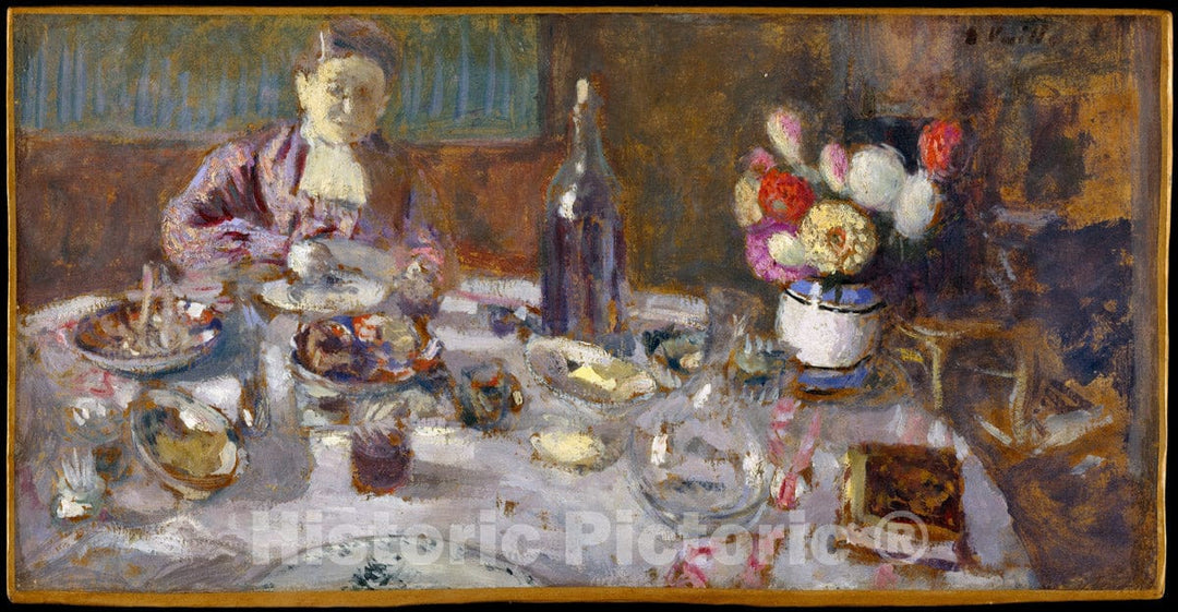 Art Print : Édouard Vuillard - Luncheon : Vintage Wall Art