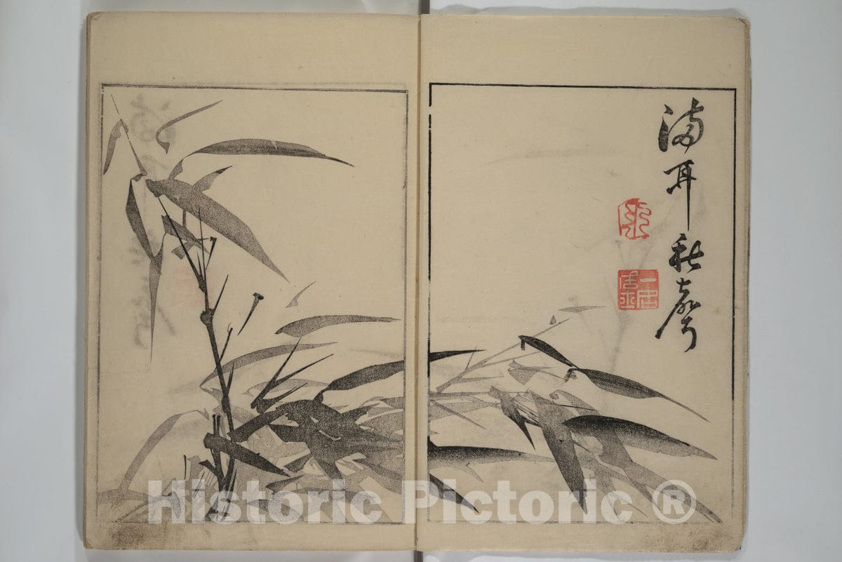 Art Print : Tani Bunch? - Shazanr? (Bunch?) Picture Book (Shazanr? ehon) - Japan : Vintage Wall Art