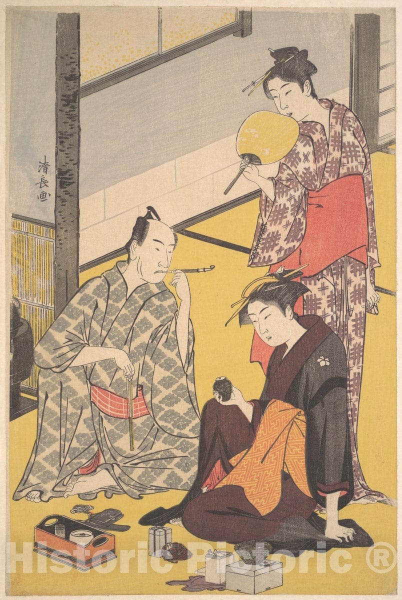 Art Print : Torii Kiyonaga - The Kabuki Actor Matsumoto K?shir? IV - Japan : Vintage Wall Art