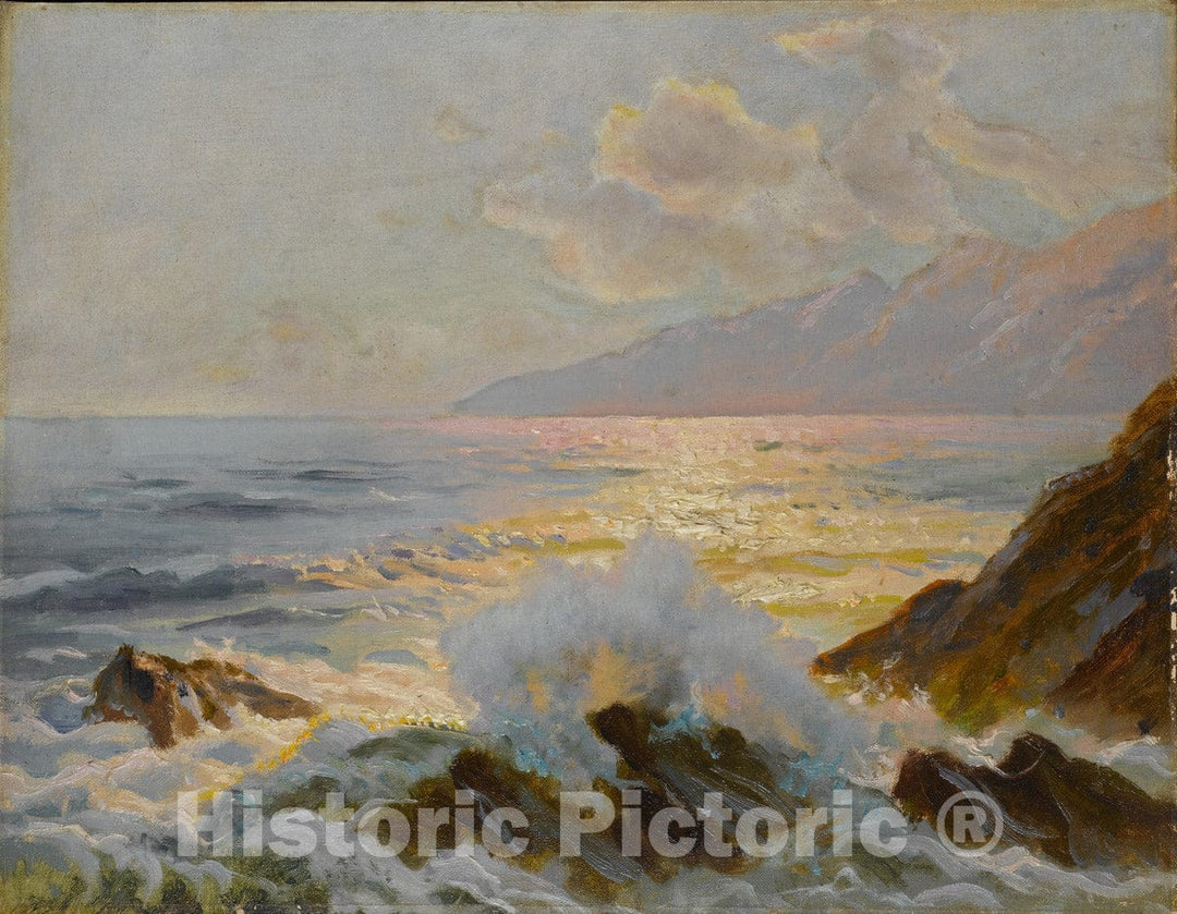 Art Print : Constantin Alexandrovitch Westchiloff - Maine Seascape 2 : Vintage Wall Art