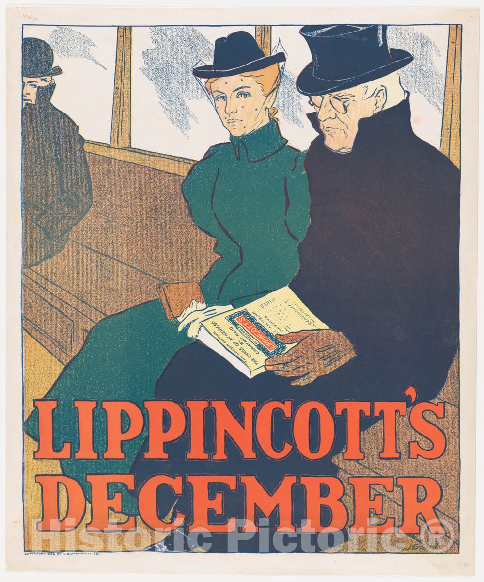 Art Print : Joseph J. Gould, Jr. - Lippincott's: December : Vintage Wall Art