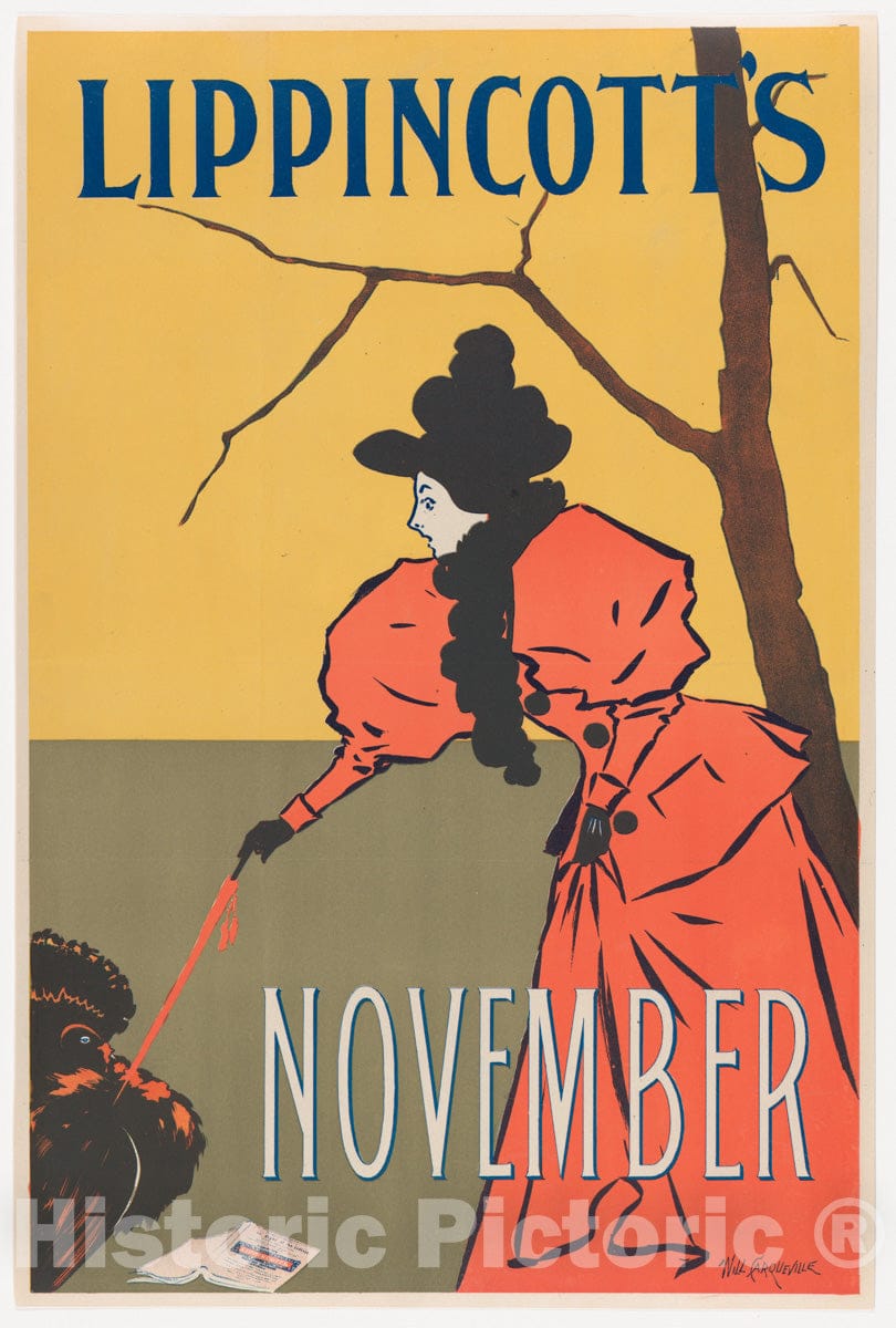 Art Print : William L. Carqueville - Lippincott's: November : Vintage Wall Art