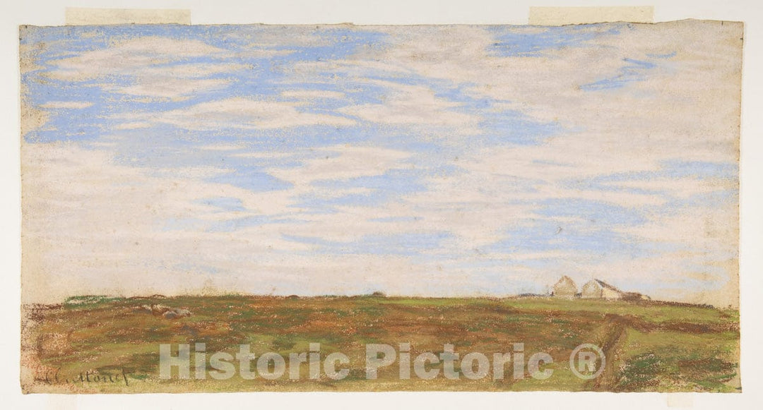 Art Print : Claude Monet - Landscape : Vintage Wall Art