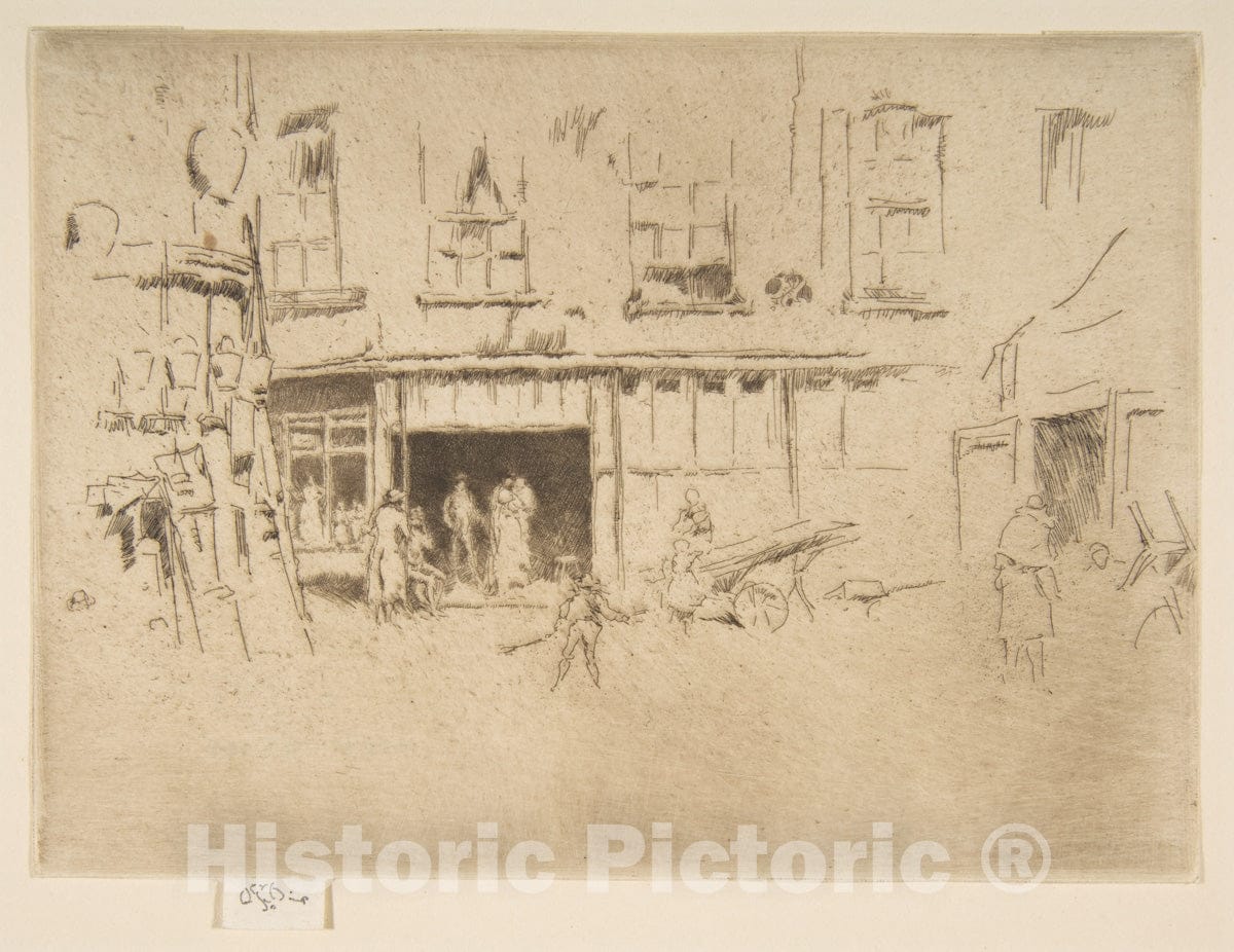 Art Print : James McNeill Whistler - Little Court : Vintage Wall Art