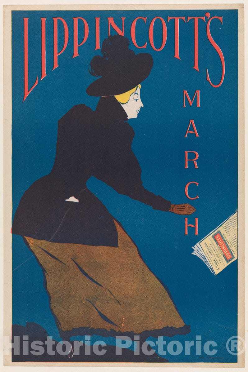 Art Print : William L. Carqueville - Lippincott's: March : Vintage Wall Art