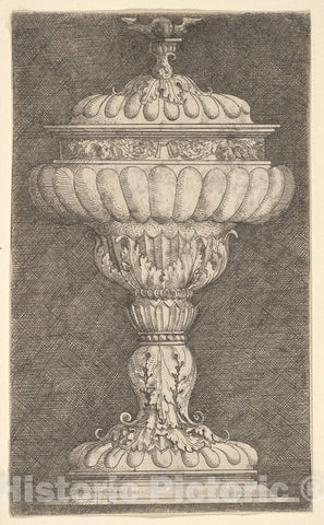 Art Print : Albrecht Altdorfer, Covered Goblet with Winged Ball, c.1523 - Vintage Wall Art