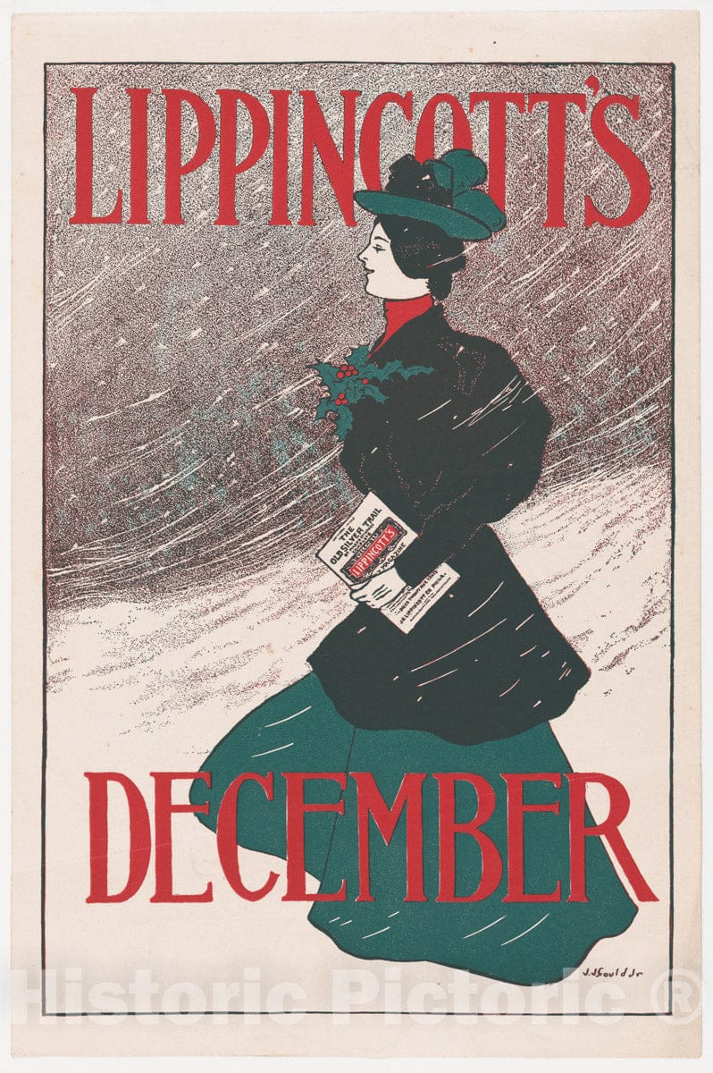 Art Print : Joseph J. Gould, Jr. - Lippincott's, December : Vintage Wall Art