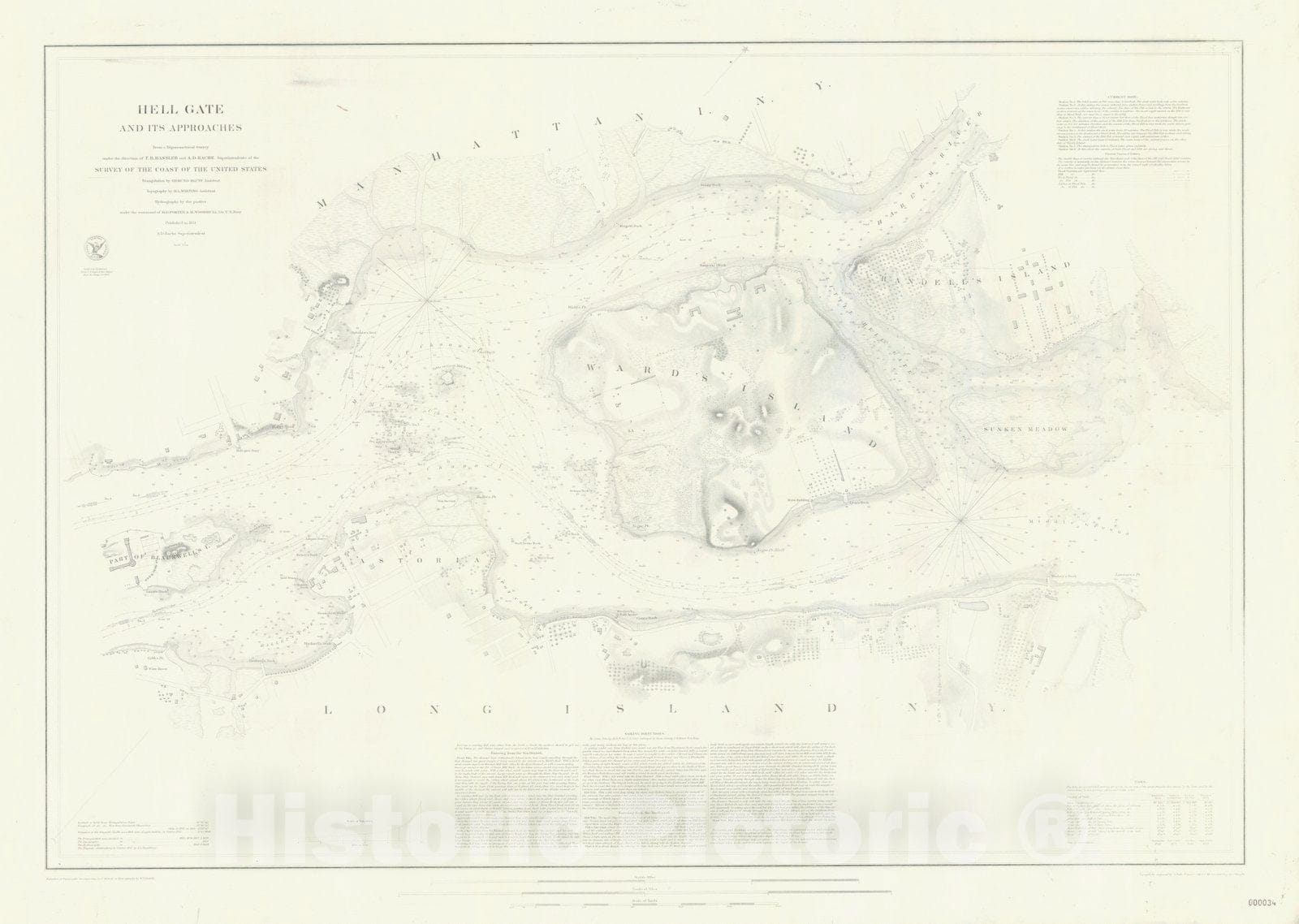 Historic Nautical Map - Entrance To Mobile Bay, 1851 NOAA Chart - Vintage Wall Art