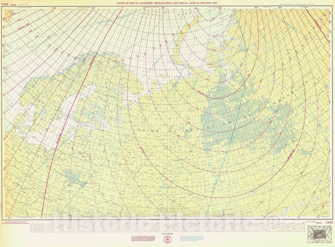 Historic Nautical Map - Russia, 1943 AeroNOAA Chart - Vintage Wall Art