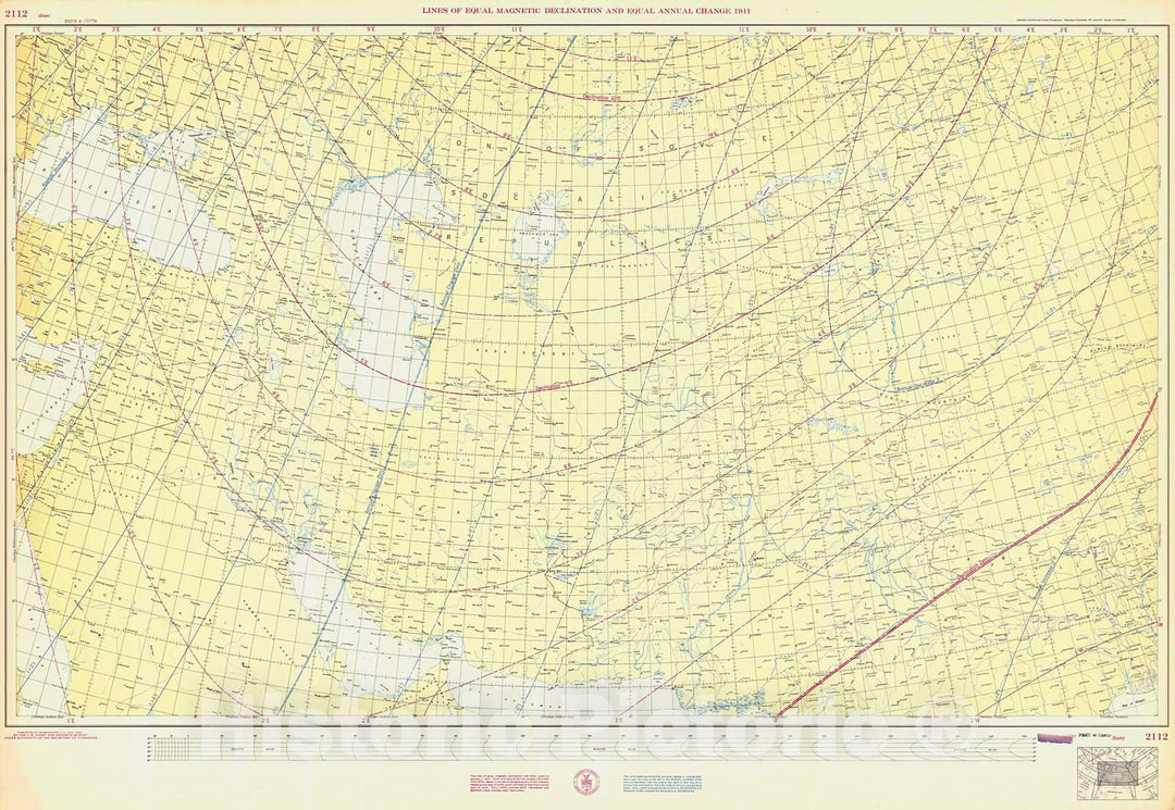 Historic Nautical Map - Iran, 1943 NOAA Magnetic Historic Nautical Map - Vintage Wall Art