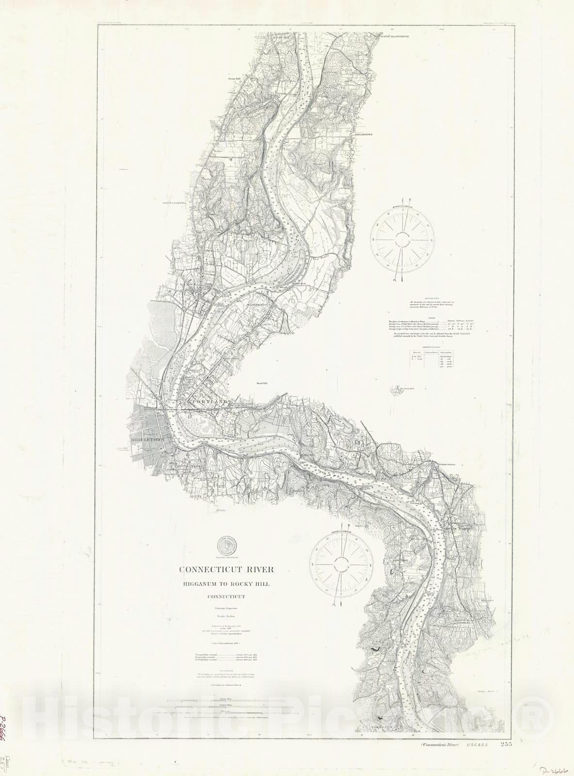 Historic Nautical Map - Conneticut River, 1900 NOAA NOAA Chart-Sketch - Connecticut (CT) - Vintage Wall Art