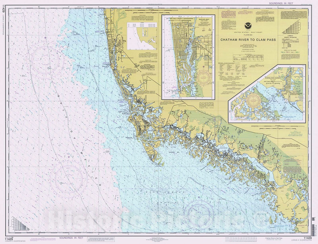 Historic Nautical Map - Chatham River To Clam Pass, 1999 NOAA Chart - Florida (FL) - Vintage Wall Art