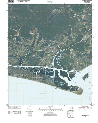 2010 Southport, NC - North Carolina - USGS Topographic Map