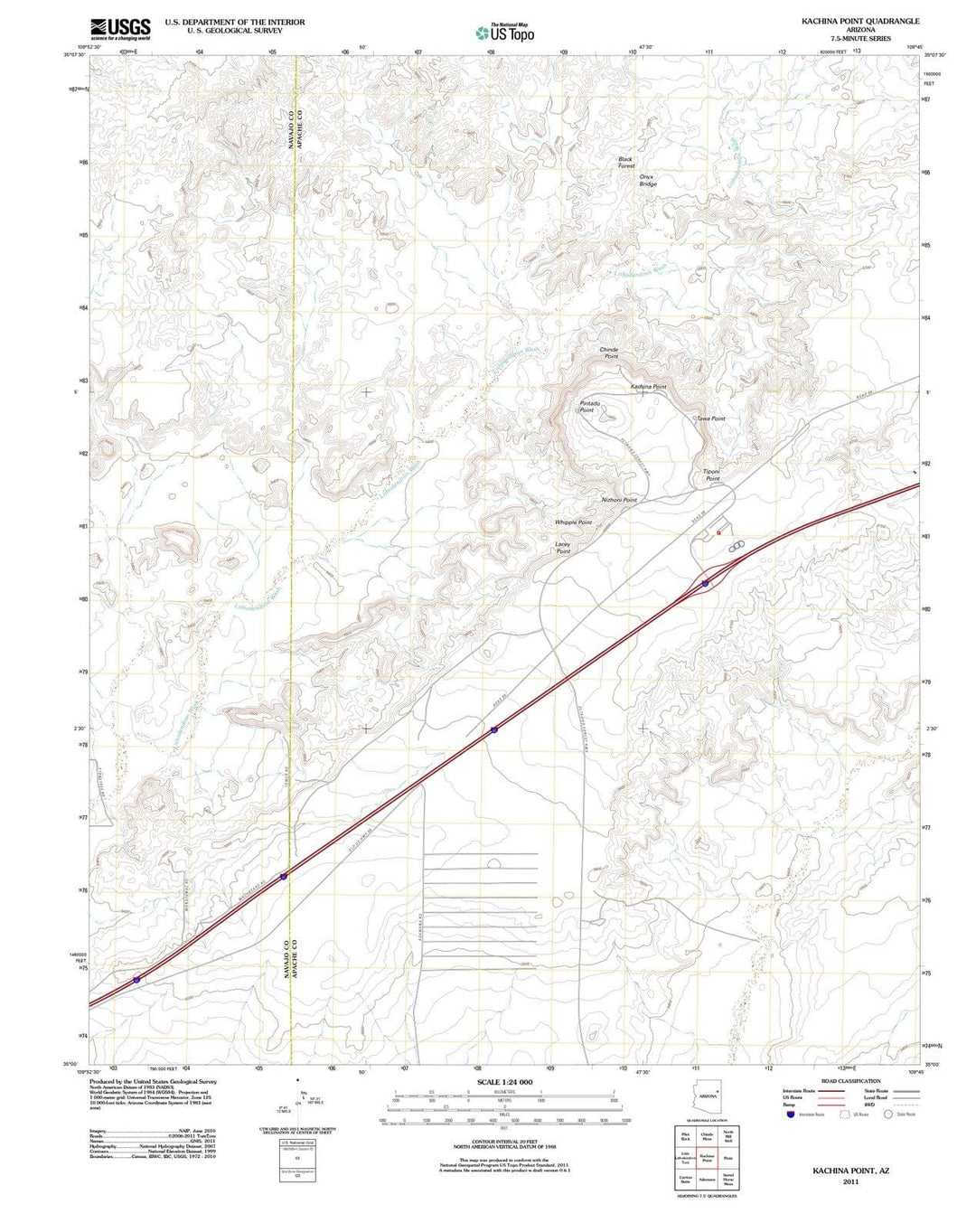 2011 Kachina Point, AZ - Arizona - USGS Topographic Map