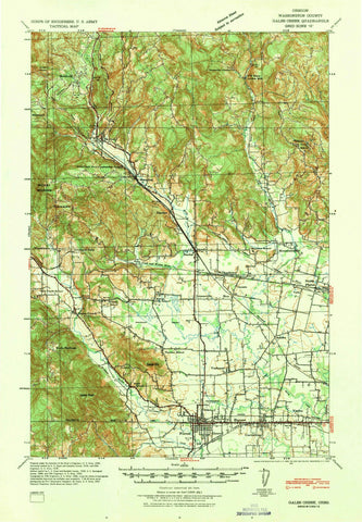 1941 Gales Creek, OR - Oregon - USGS Topographic Map