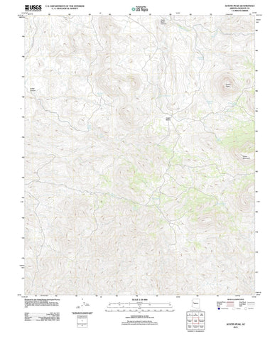 2011 Austin Peak, AZ - Arizona - USGS Topographic Map