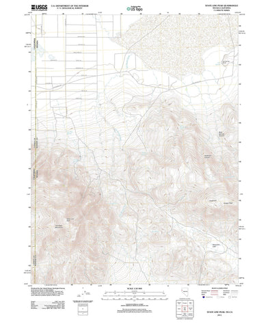 2011 State Line Peak, NV - Nevada - USGS Topographic Map