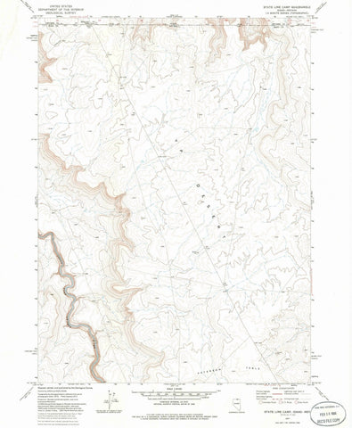 1977 State Line Camp, ID - Idaho - USGS Topographic Map