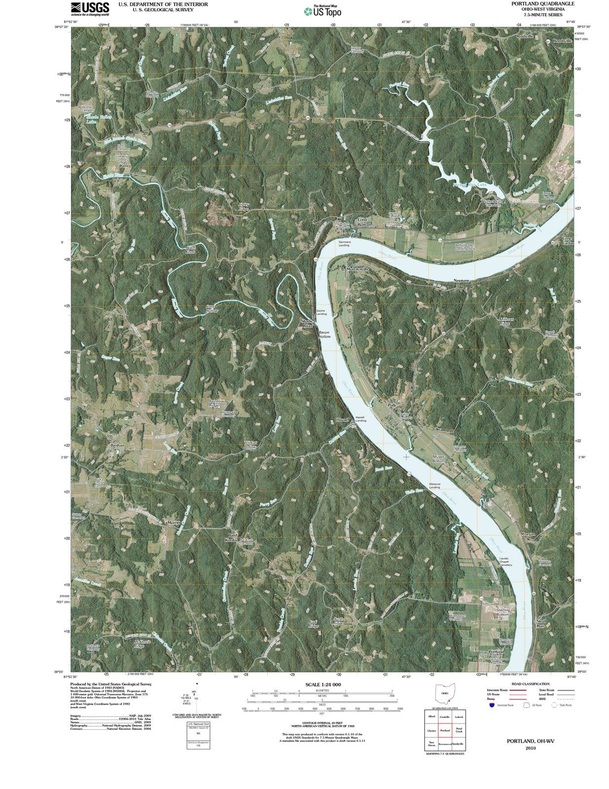 2010 Poland, OH - Ohio - USGS Topographic Map