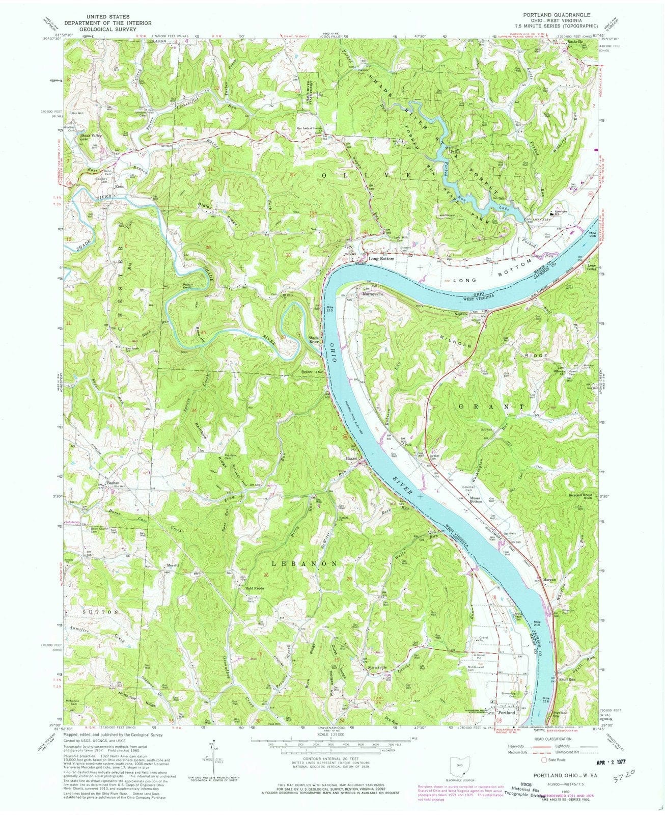 1960 Poland, OH - Ohio - USGS Topographic Map