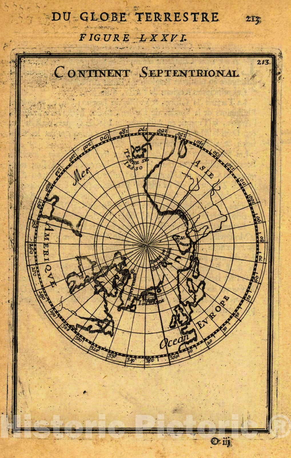 Historic Map : 1683 Continent Septentrionale [and] Continent Meridional [Arctic] : Vintage Wall Art