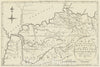 Historic Map : 1796 A Map of the State of Kentucky and the Tennessee Government Compiled from the Best Authorities : Vintage Wall Art
