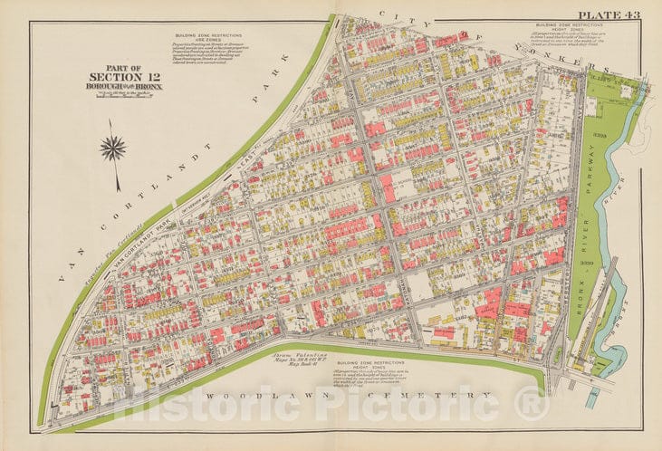 Historic Map - 1912 Bronx (New York, N.Y.), Map Showing Locations Of Delafield Estate In New York City. - Vintage Wall Art